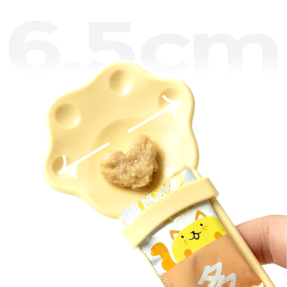 Cat Strip Squeeze Spoon Cat Strip Feeder Cat Spoon Wet Treat Squeeze Treat Spoon Cat Food Spoon Hole Pet Cat Squeeze Spoons